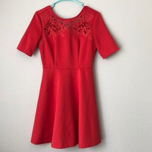 Jealous tomato red dress